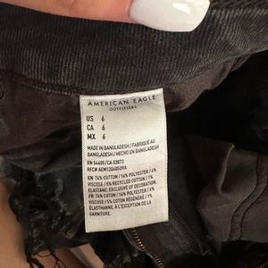 AE STRETCH DENIM MOM SHORTS